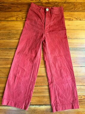 Jesse Kamm Red Sailor Pants